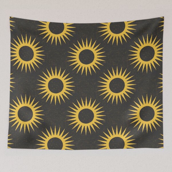 Item preview, Eclipse Sol Patrón Vintage Retro, Eclipse Total 2024 designed and sold by Lelijo.