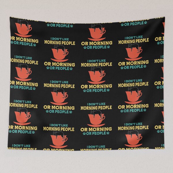 Item preview, I don't like morning people or morning or people designed and sold by marfanna.