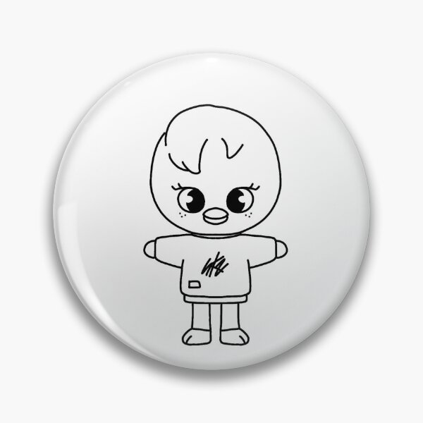 Item preview, Stray Kids - Skzoo Bbokari [BLACK OUTLINE] designed and sold by itsaiaaa.