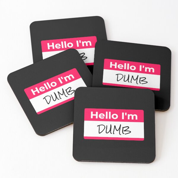 Item preview, Funny Dumb Quote Hello I'm Dumb Quotes designed and sold by ArabCorner.