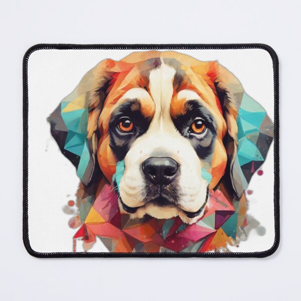 Item preview, Colorful St Bernard Muzzle designed and sold by NeatThingLover.