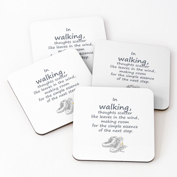 Item preview, In walking thoughts scatter like leaves in the wind designed and sold by cerpedani.