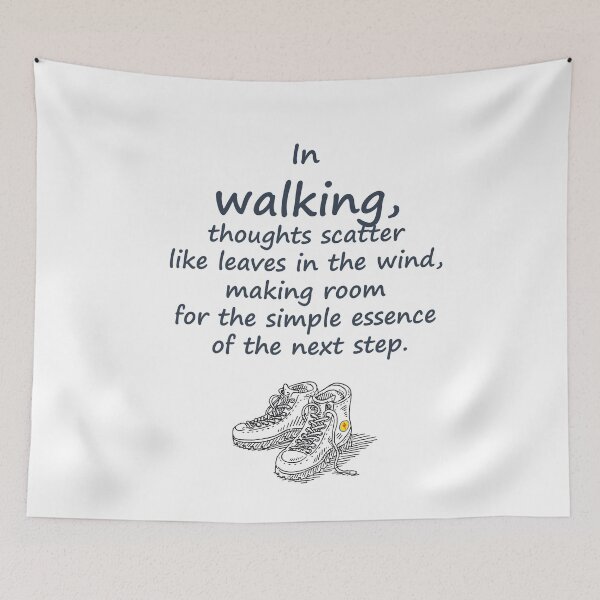 Item preview, In walking thoughts scatter like leaves in the wind designed and sold by cerpedani.