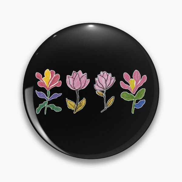 Item preview, crayon magnolia flower designed and sold by FORPOTATOPARTY.