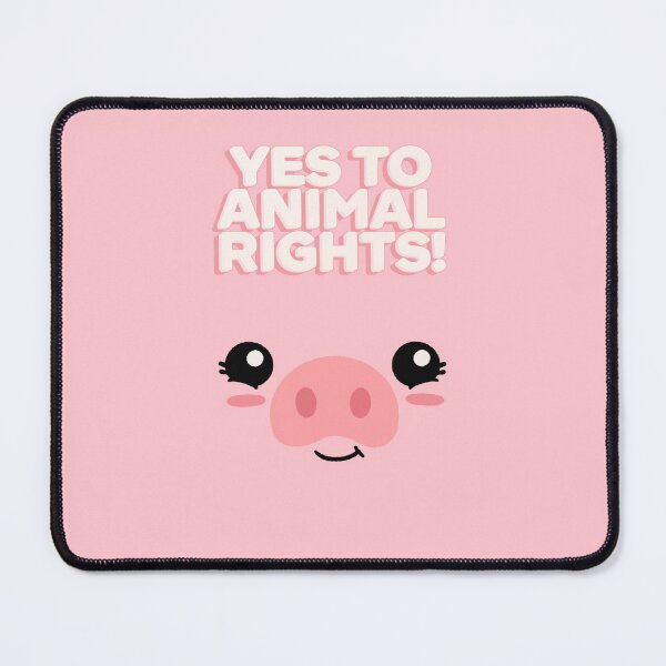 Item preview, Yes to animal rights! designed and sold by Miaou Studio.