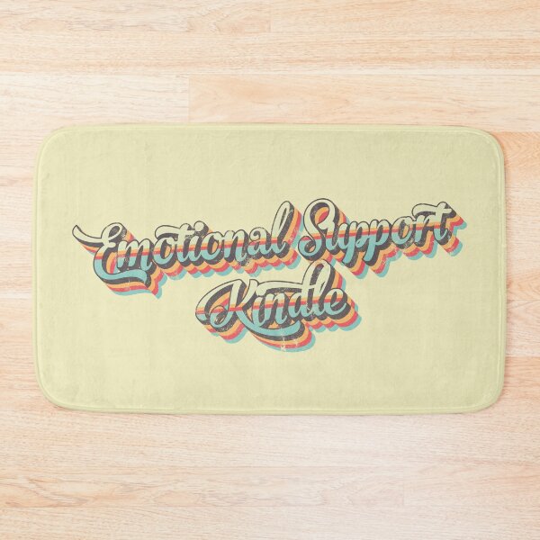 Item preview, This Is My Emotional Support Kindle | Retro Striped Text designed and sold by StarArtsStudio.