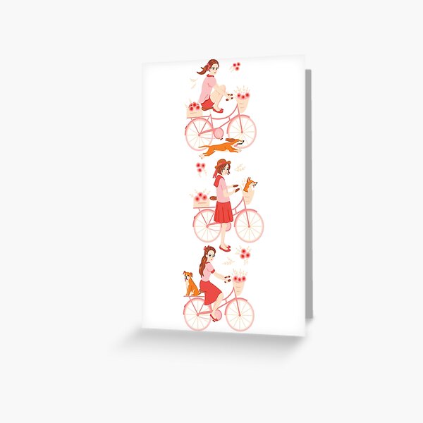 Cycling Greeting Card