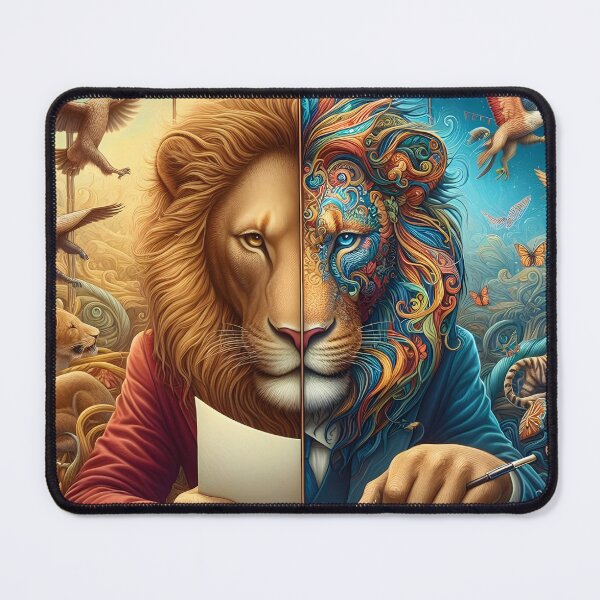 Item preview, A Lion's Yearning for the Wilderness designed and sold by ki-mer-a.