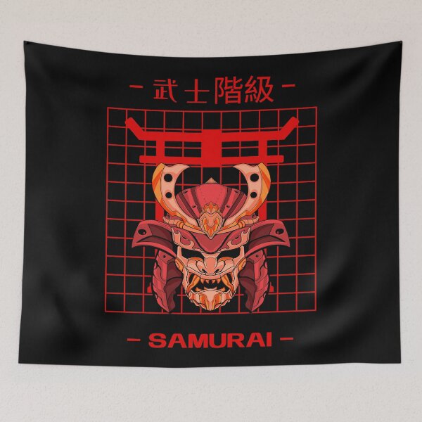 Item preview, Retro Red Samurai designed and sold by Y0ussefrizk.