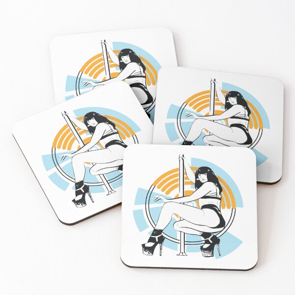 Item preview, A Abstract Aesthetic Pole Dancer Sticker designed and sold by Soratern.
