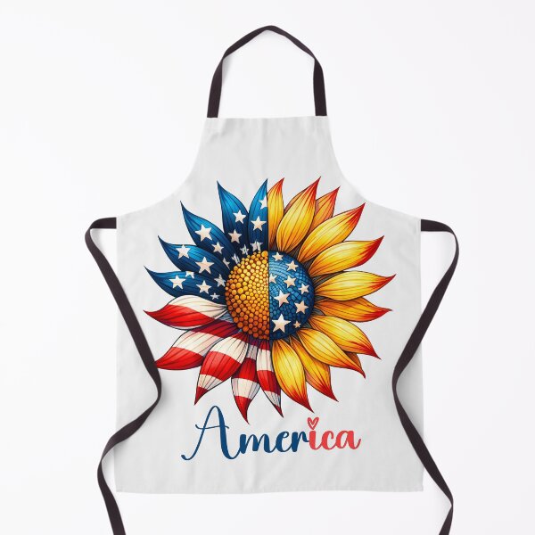 Item preview, Sunflower USA Flag America designed and sold by Margival.