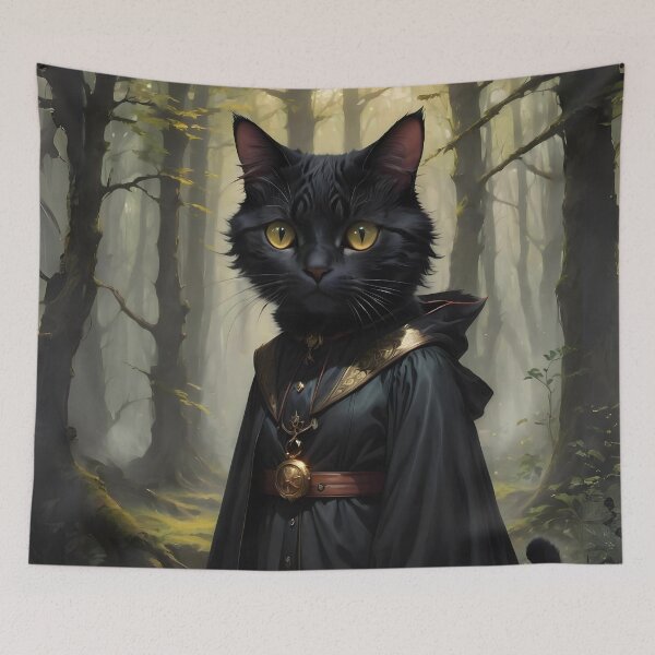 Item preview, Cat in Cloak designed and sold by Marcicev-Bojan.