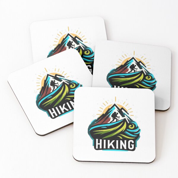 Item preview, Vibrant Trails: Hiking Logo designed and sold by ZipperDragon88.