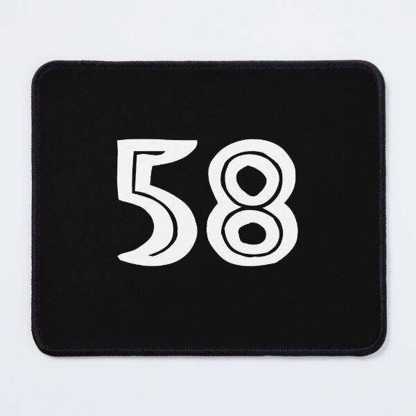 Item preview, 58, fifty-eight, white, tribal, african designed and sold by Numbers-Art.
