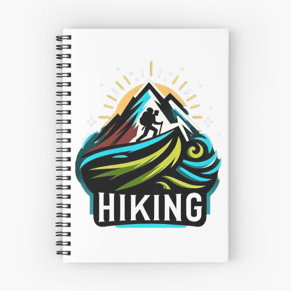Item preview, Vibrant Trails: Hiking Logo designed and sold by ZipperDragon88.