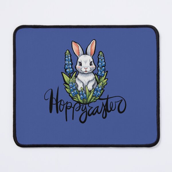Item preview, Texas Bluebonnets Easter Bunny Rabbit designed and sold by FrictionMaxxing.