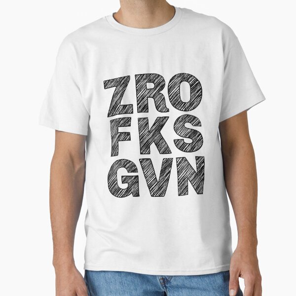 Artikel-Vorschau von ZRO FKS GVN (Zero F*cks Given), designt und verkauft von LyndaNoel Design.
