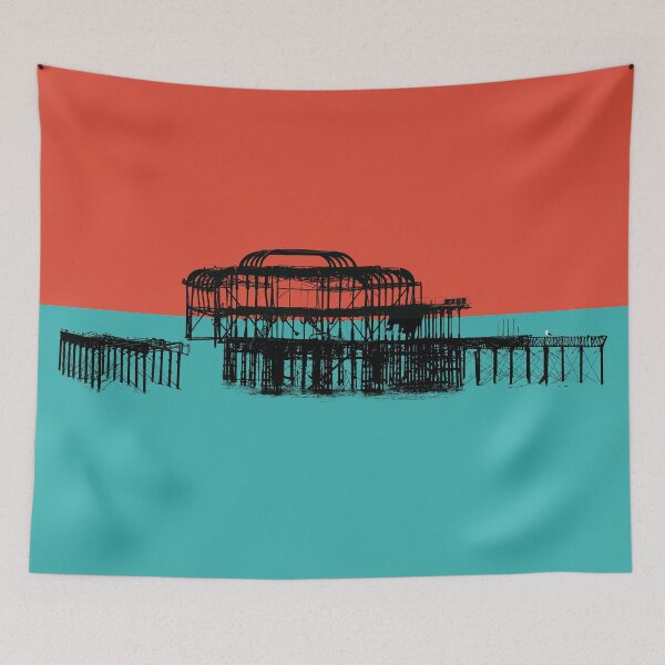 Item preview, Billy BRightOn on Brighton West Pier Pop Art  designed and sold by StudioFlea.