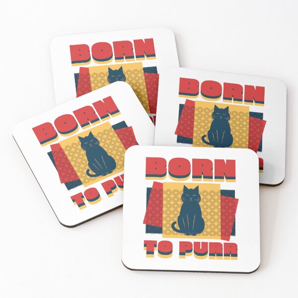 Item preview, Born To Purr designed and sold by KaiLabsArt.