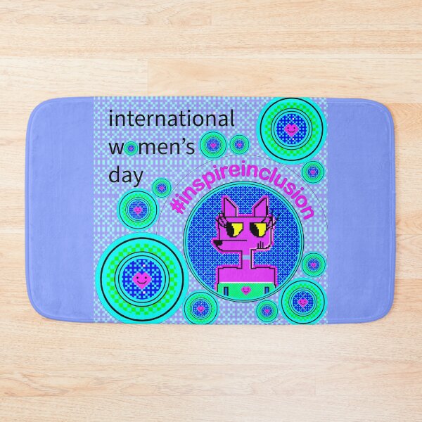 Item preview, Pixel Pink Heart Dog International Women’s Day #inspireinclusion designed and sold by chowlet.
