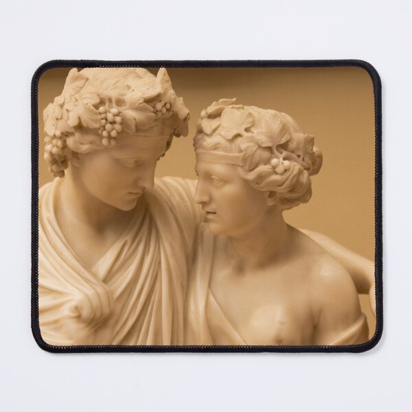 Item preview, Florence, Italy - Bacchus and Ariadne, by Francesco Carradori,  1777. Lovers statue, classic romantic sculpture. designed and sold by Paolo Modena Photography    -   Fine Italian Art.
