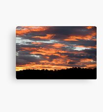 Sky burn Canvas Print