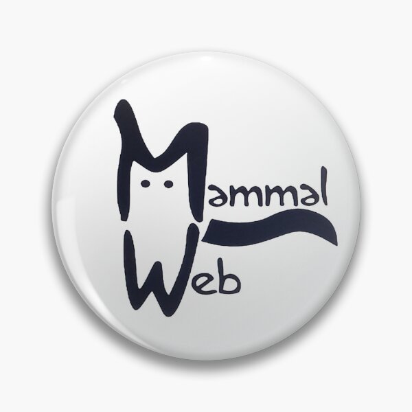 Item preview, MammalWeb logo black large designed and sold by GrahamCSmith.