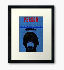 Person Framed Print