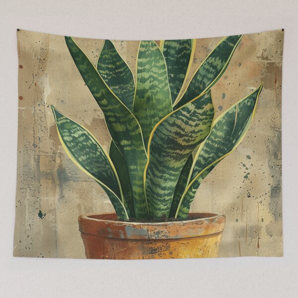 Item preview, Snake Plant Pot designed and sold by Sketch-Shack.
