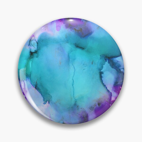 Item preview, Original abstract painting in modern multicolor ink designed and sold by AquaMindSet.