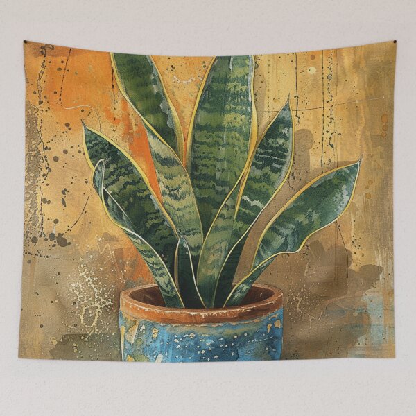 Item preview, Snake Plant Pot designed and sold by Sketch-Shack.