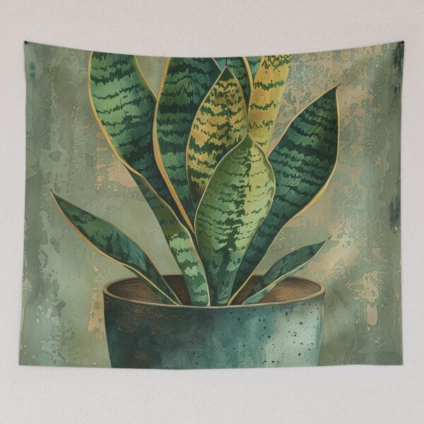 Item preview, Snake Plant Pot designed and sold by Sketch-Shack.