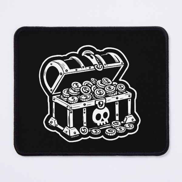 Item preview, Skull pirate chest with doubloons designed and sold by EricSticks.