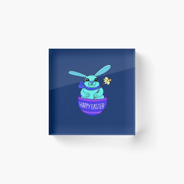 Item preview, Blue Easter Bunny designed and sold by ArthureCendre.