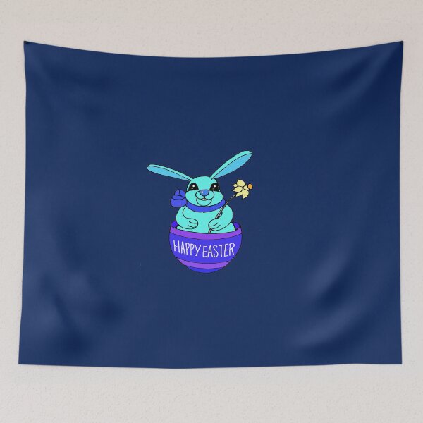 Item preview, Blue Easter Bunny designed and sold by ArthureCendre.