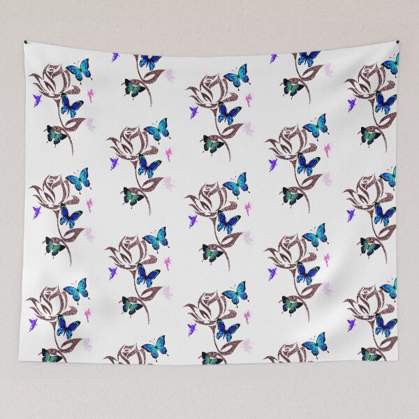 Item preview, Flores e borboletas designed and sold by YsaSilva.