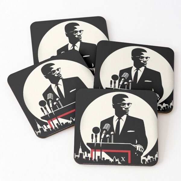 Item preview, Malcolm X Legendary Portrait: Unique T-shirt Design for Your Wardrobe! designed and sold by Gatsbird Design.