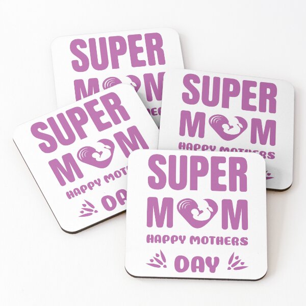 Item preview, Supermom Delight: Mother's Day Tee Design in Black, White & Pink - Grab it! designed and sold by HaweeWear.