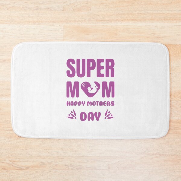 Item preview, Supermom Delight: Mother's Day Tee Design in Black, White & Pink - Grab it! designed and sold by HaweeWear.