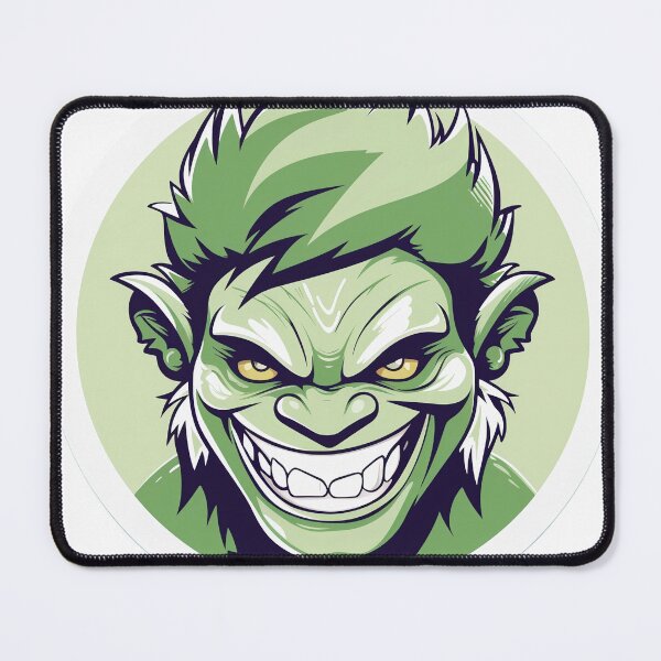 Item preview, Confronted by the Evil Orcish Smile designed and sold by GruumchsGoods.