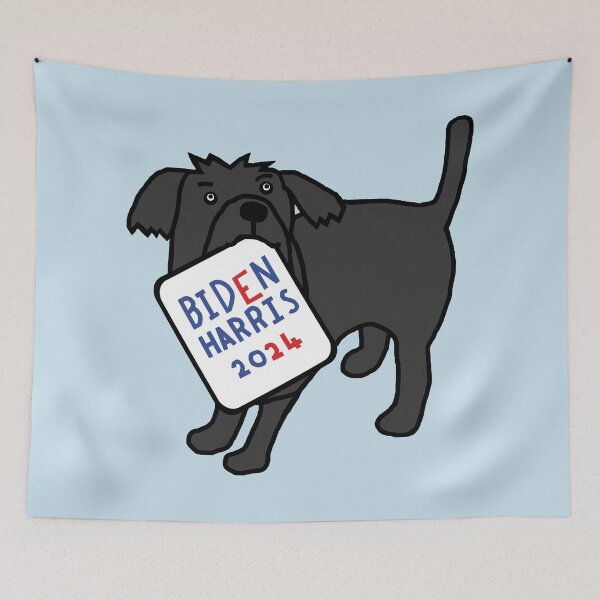 Item preview, Cute Dog with Biden Harris 2024 Sign  designed and sold by ellenhenry.
