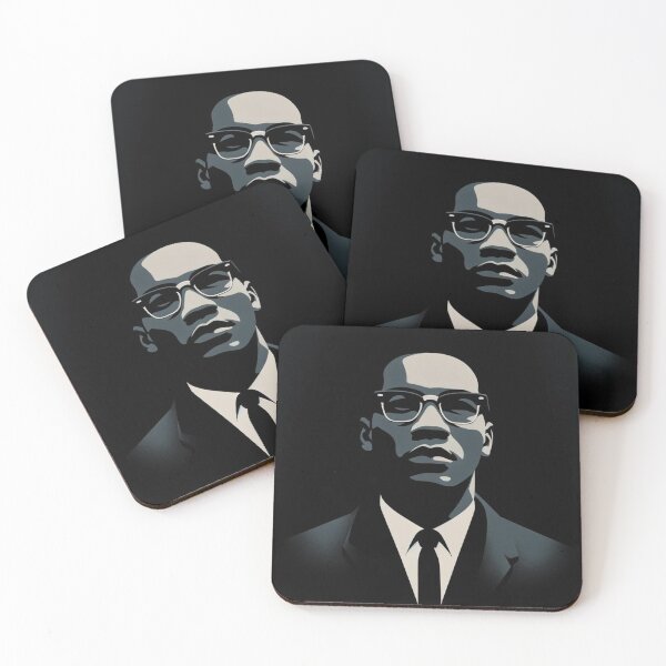 Item preview, Malcolm X Portrait: Empowering T-Shirt Design for Fans designed and sold by Gatsbird Design.