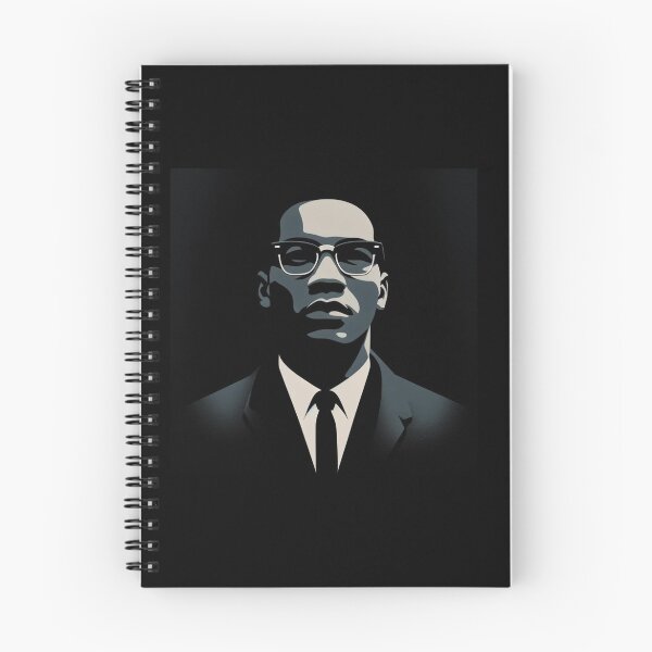 Item preview, Malcolm X Portrait: Empowering T-Shirt Design for Fans designed and sold by Gatsbird Design.