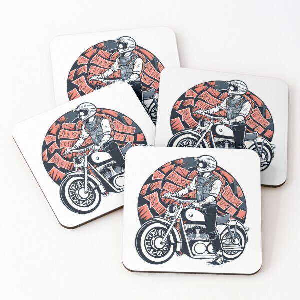 Item preview, Motorcyclist in a helmet on a motorcycle designed and sold by MagelliShop.