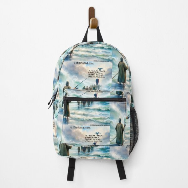 Item preview, Moses Didn't Part The Seas For Anglers designed and sold by Rick London Gifts.