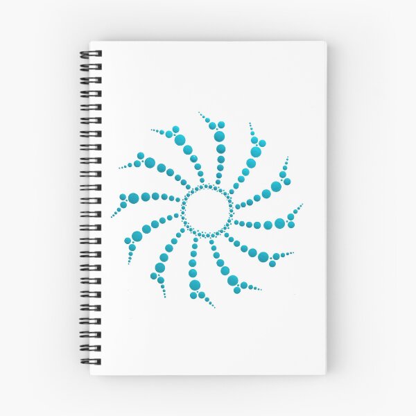 Item preview, Teal Dot Mandala Sunburst designed and sold by Cardiff Creative.