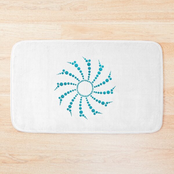 Item preview, Teal Dot Mandala Sunburst designed and sold by Cardiff Creative.