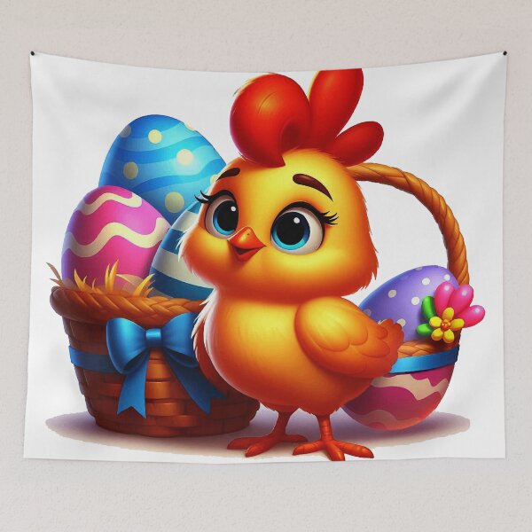 Item preview, Cute Easter Chicken designed and sold by manbaito.