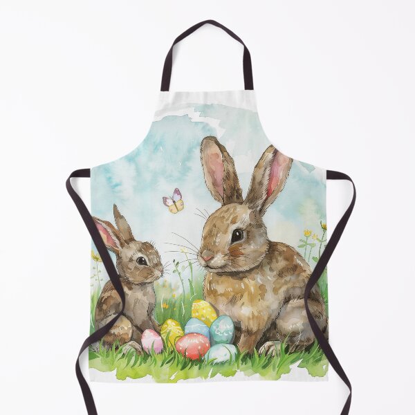 Item preview, Easter Bunnies Spring Scene designed and sold by thegirlyshoppe.