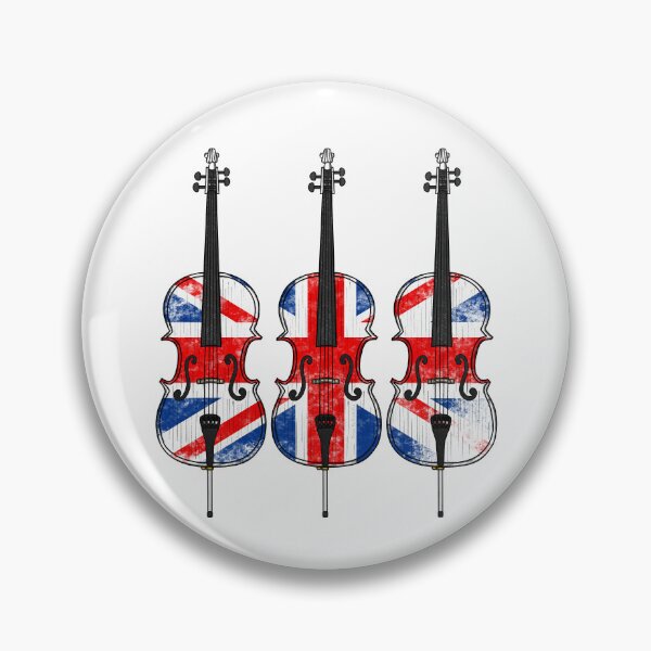 Artikelvorschau, Cello, UK-Flagge, Cellist, Streicher, britischer Musiker entworfen und verkauft von doodlerob.